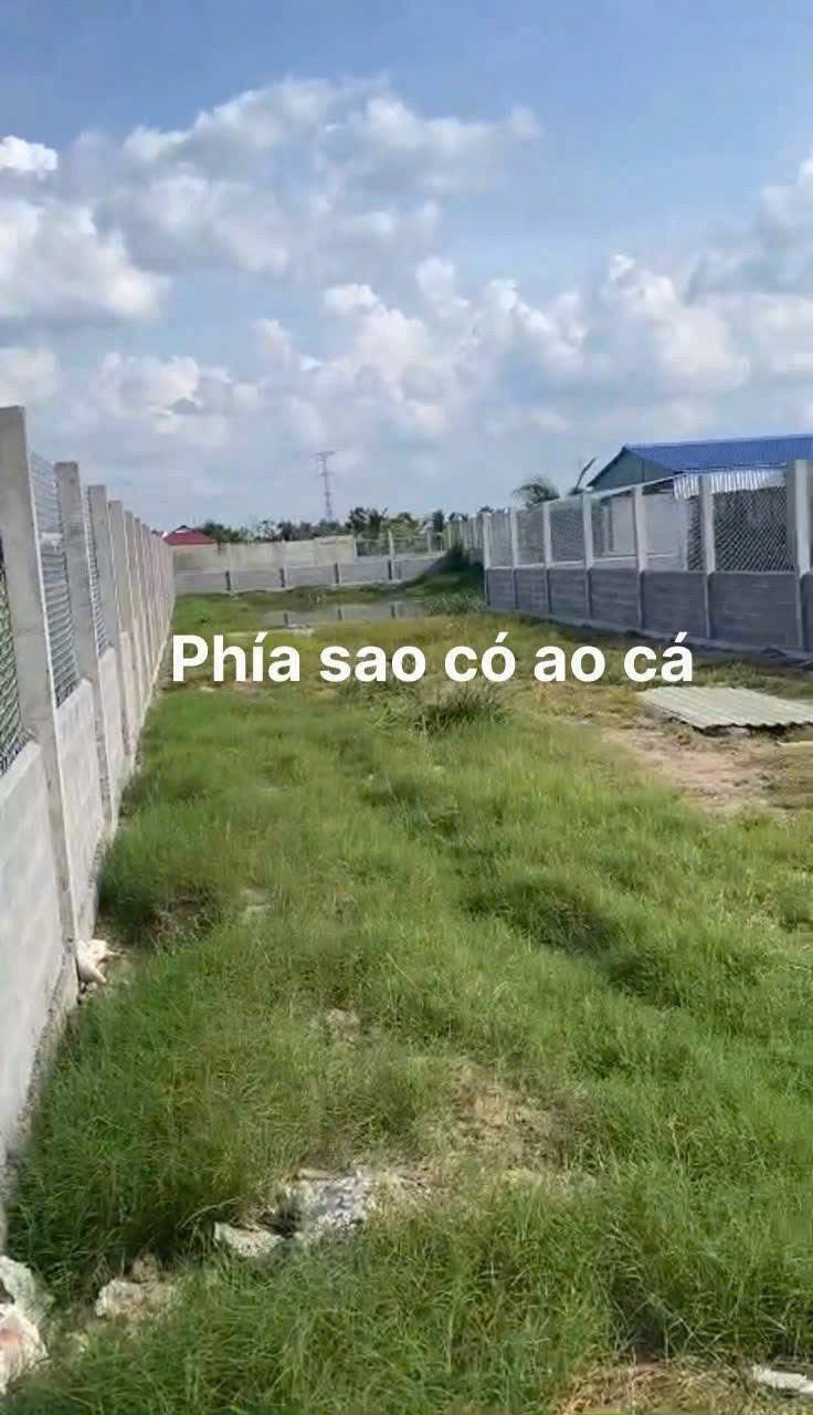 ✅🌷Thạnh Đức, Bến Lức, Long An.
Dt : 9,3m x 60m nở hậu 14,4m. 

Nền san lấp sẵn, phía sao có ao cá, mua vào xây dựng liền.
Đường xe 2,5 tấn du lịch thoải mái, cách chợ , trường học và khu lịch Happy Land có 600m, cách quốc lộ 1A và thị trấn Bến Lức có 