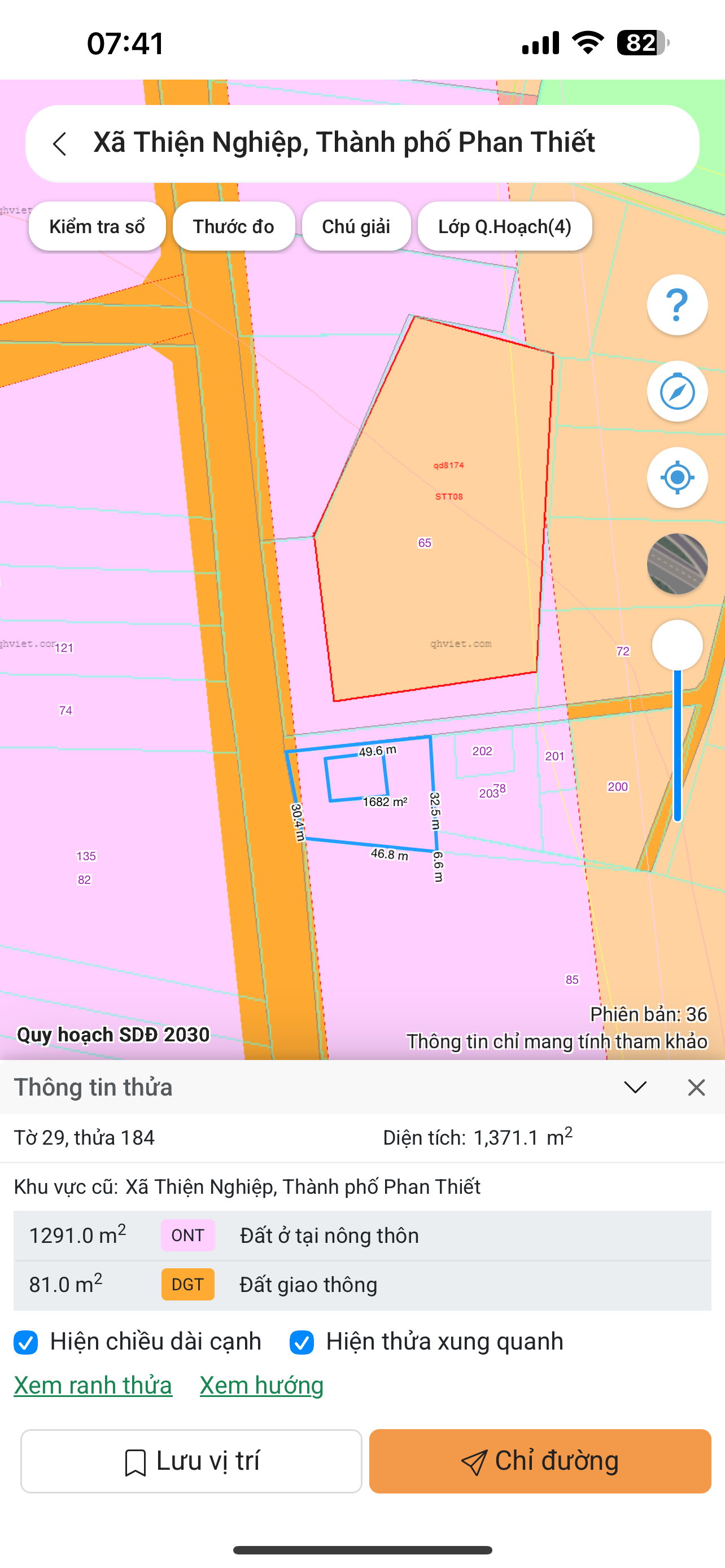 Bán 1675m2 có 300m2 thổ cư, mặt đường 715 gần sân bay. Giá 3 triệu/m2 Lvcc 0982.482.666