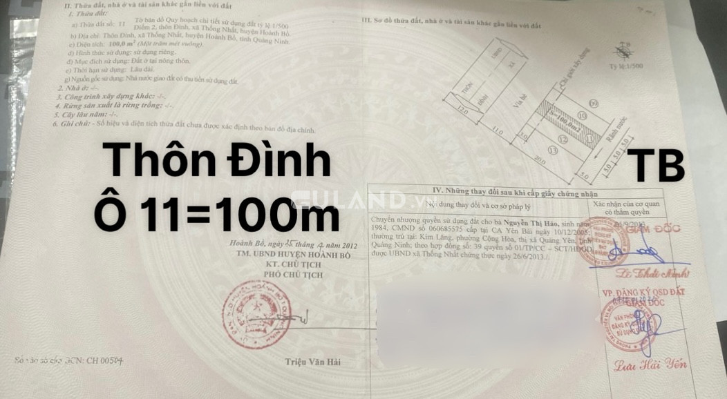 TĐC Thôn Đình - Thống Nhất