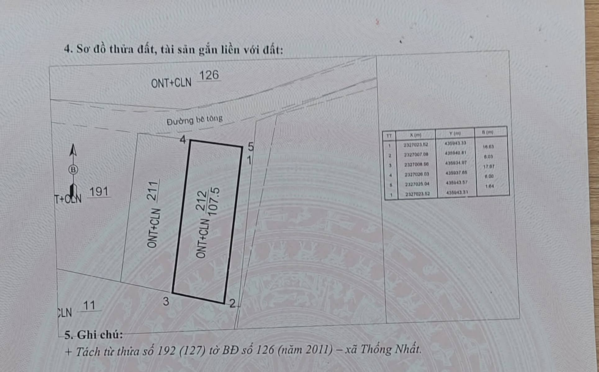 BÁN ĐẤT THÔN 4,THỐNG NHẤT,HOÀNH BỒ,QUẢNG NINH