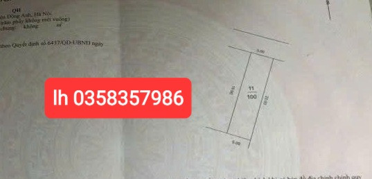 Bán đất 100m² ngang 5m giá 8.4 tỷ Xã Thư Lâm