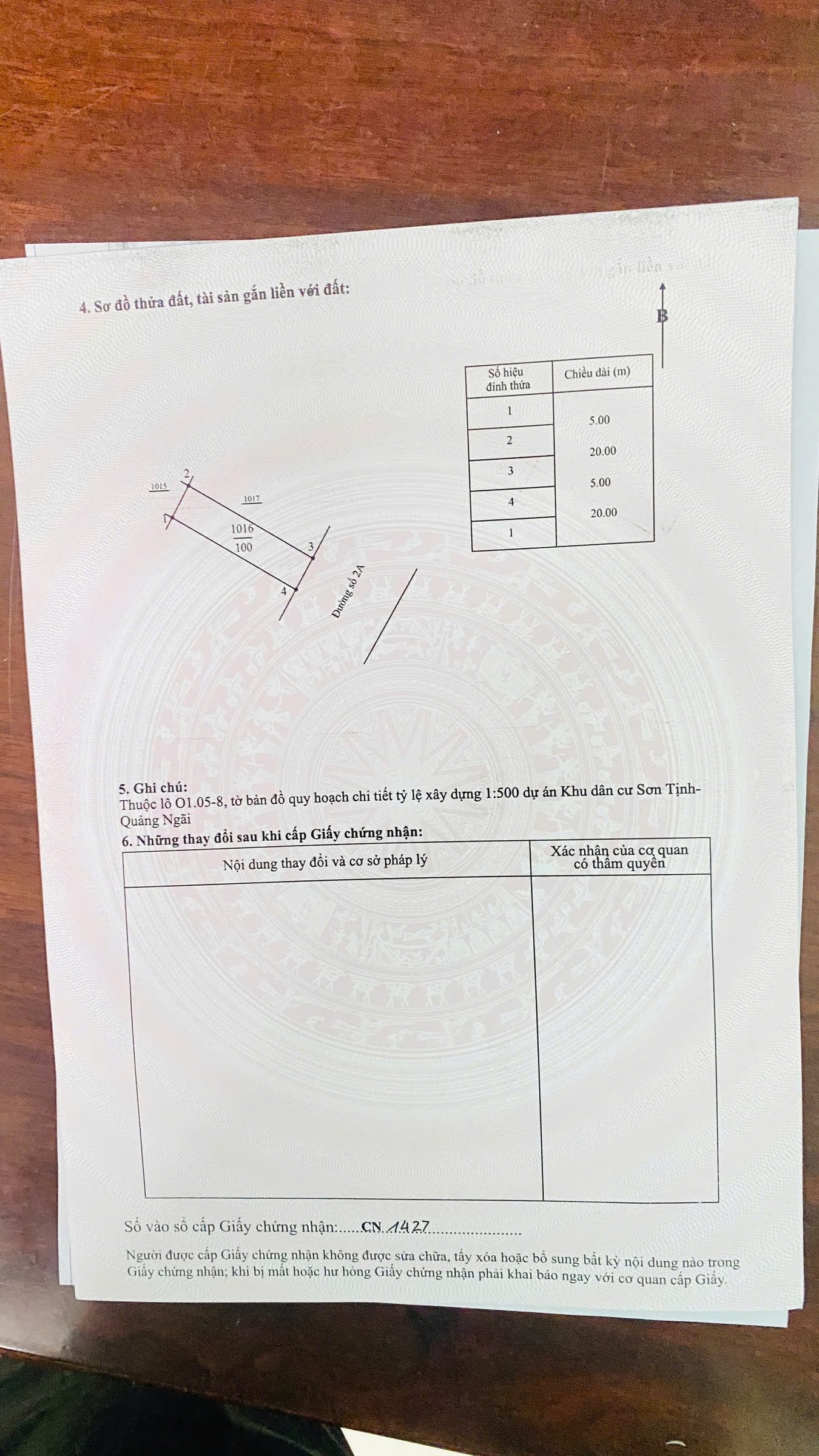 Đất Khu dân cư 577 phường trương quang trọng