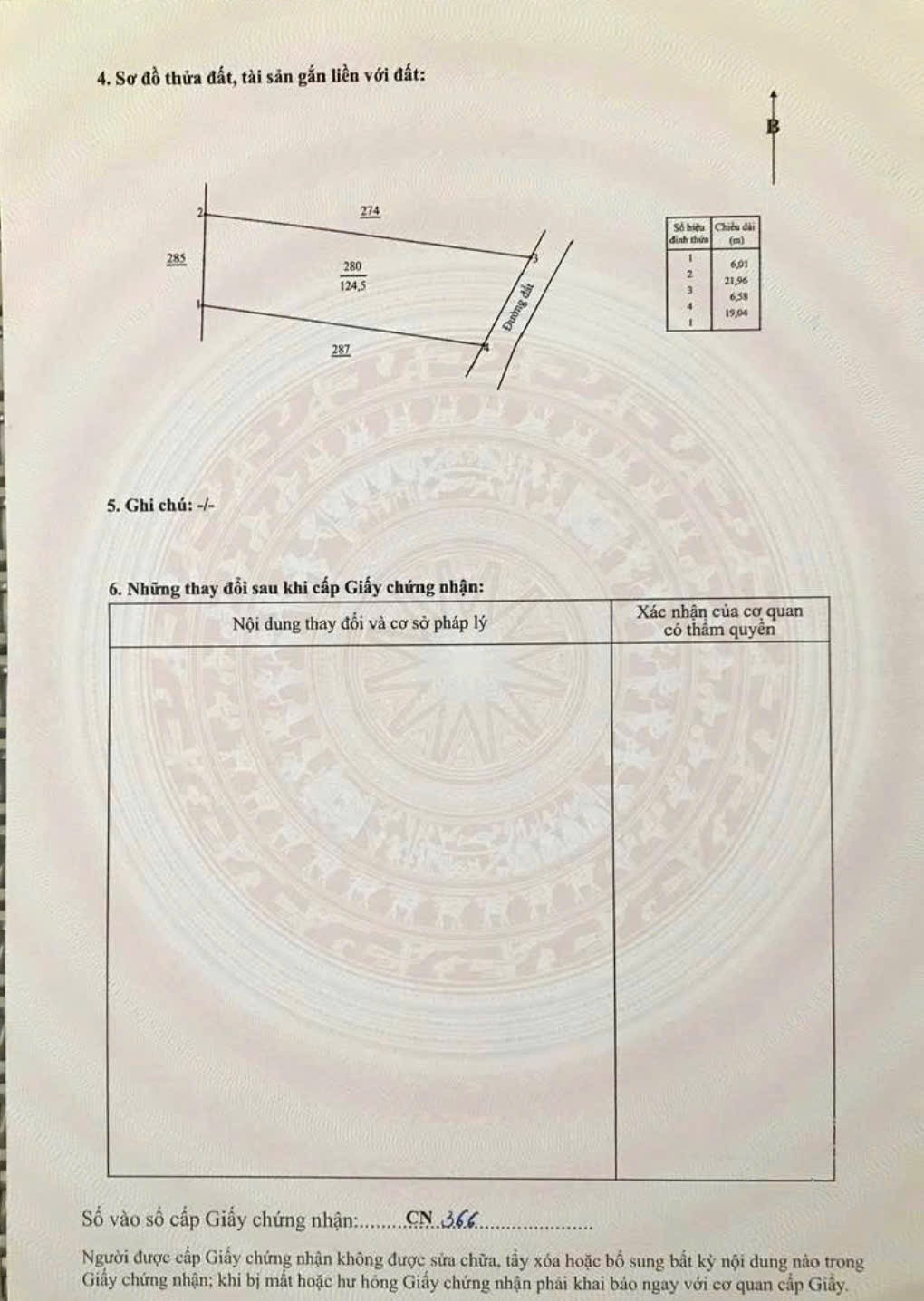 CHÍNH CHỦ BÁN ĐẤT THỌ PHONG. DT 124m2 giá 660tr thương lượng mạnh