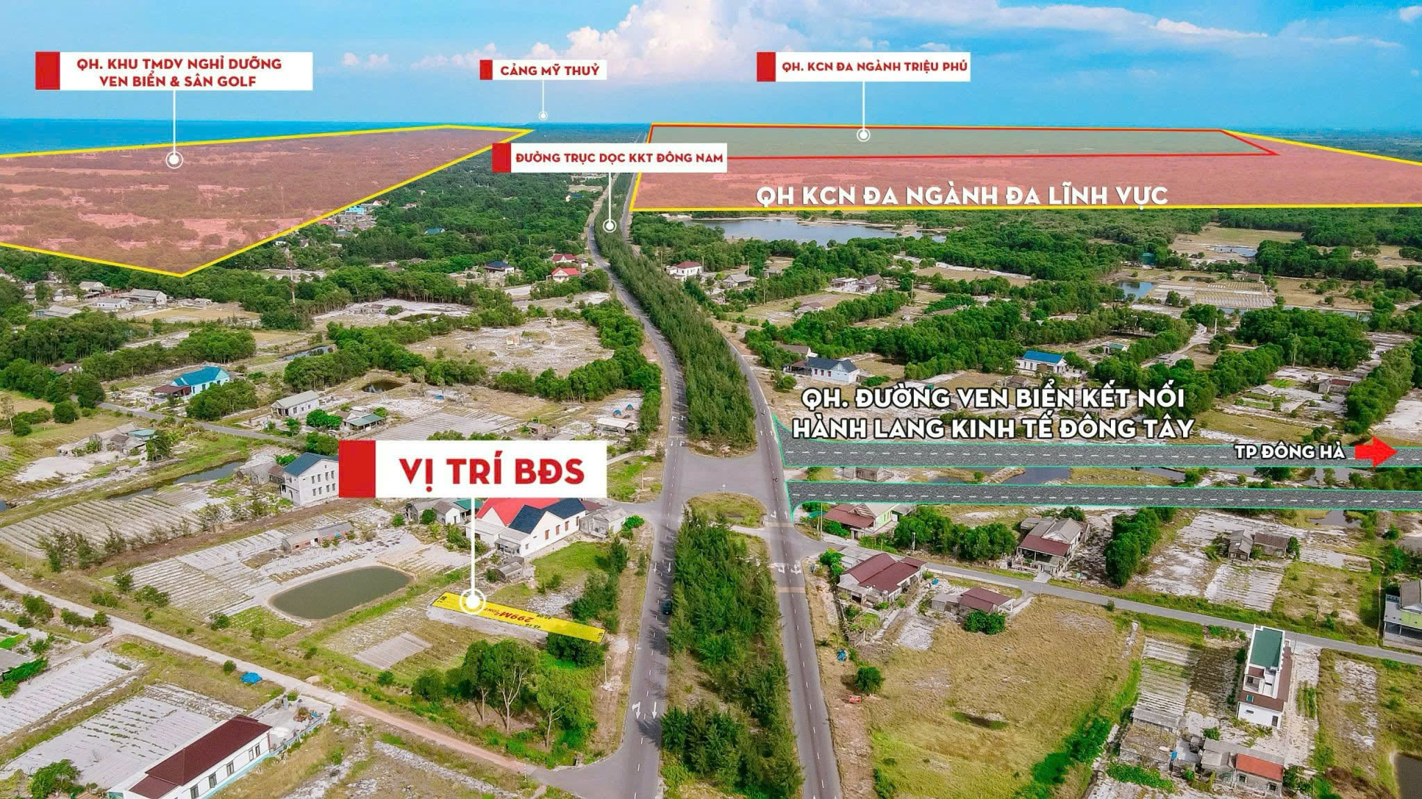 TRỤC CHÍNH KHU KINH TẾ ĐÔNG NAM CỬA NGÕ BIỂN NAM CỬA VIỆT
