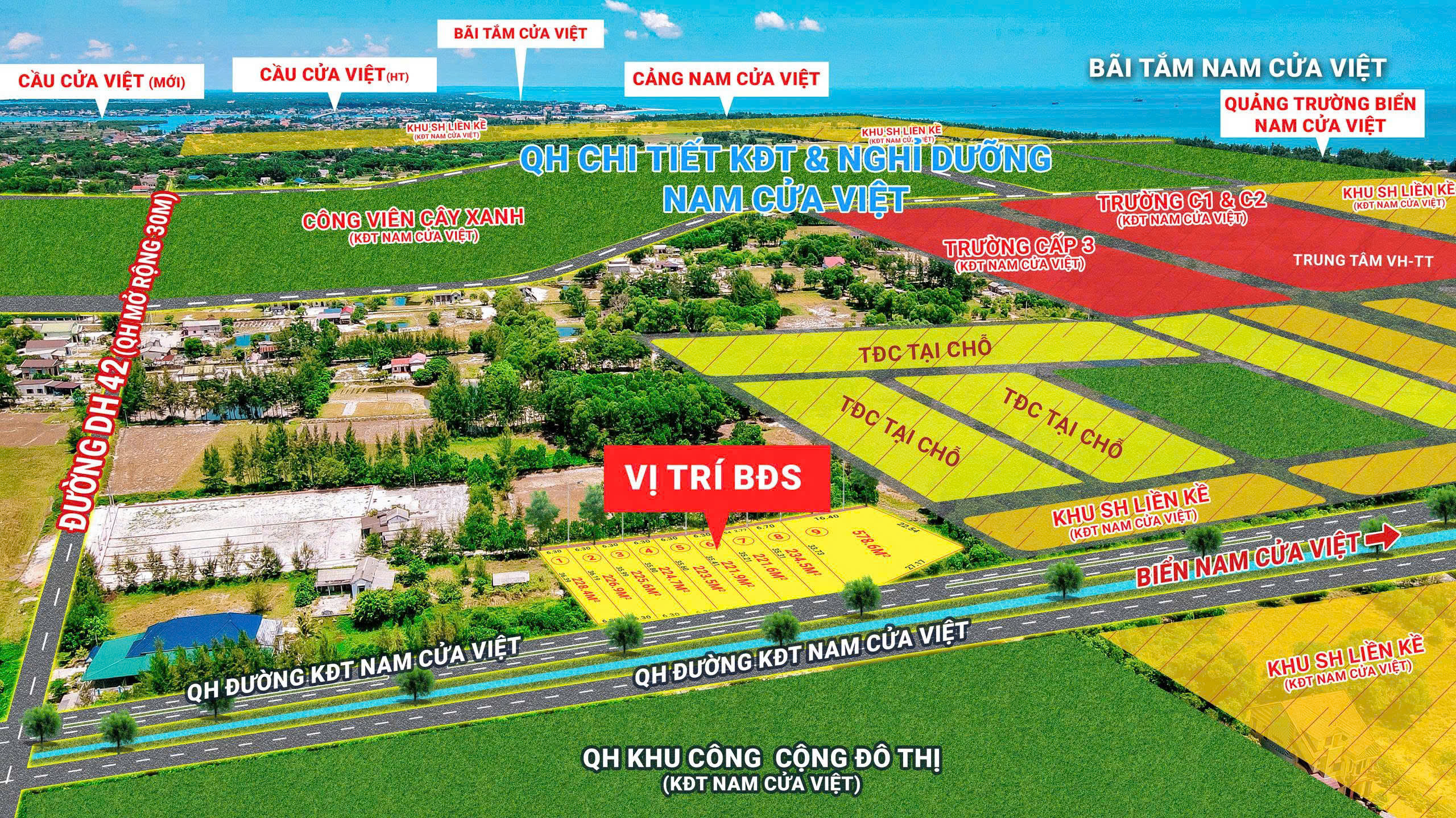 ĐẤT THỔ CƯ TRUNG TÂM BIỂN NAM CỬA VIỆT
