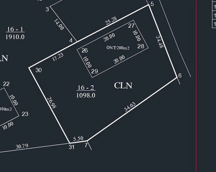 Bán đất 1098m² ngang 24.48m giá 6 tỷ Xã Trung Giã