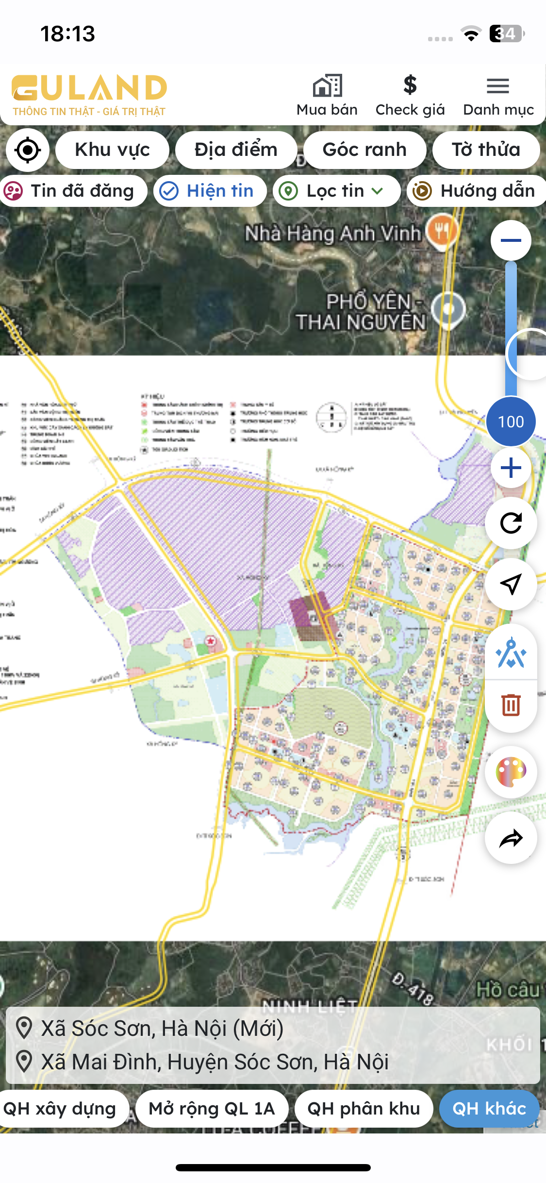Bán đất 124,5m² full thổ cư ngang 5,38m giá 2 tỷ tại Xã Trung Giã