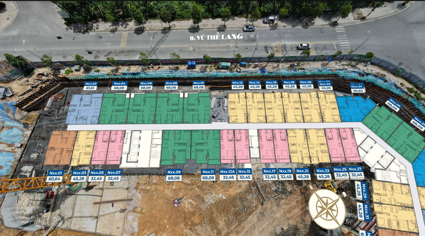 💥 BÁN/CHO THUÊ CẶP STUDIO TẦNG 20 - VIEW HỒ VĂN LANG 💥