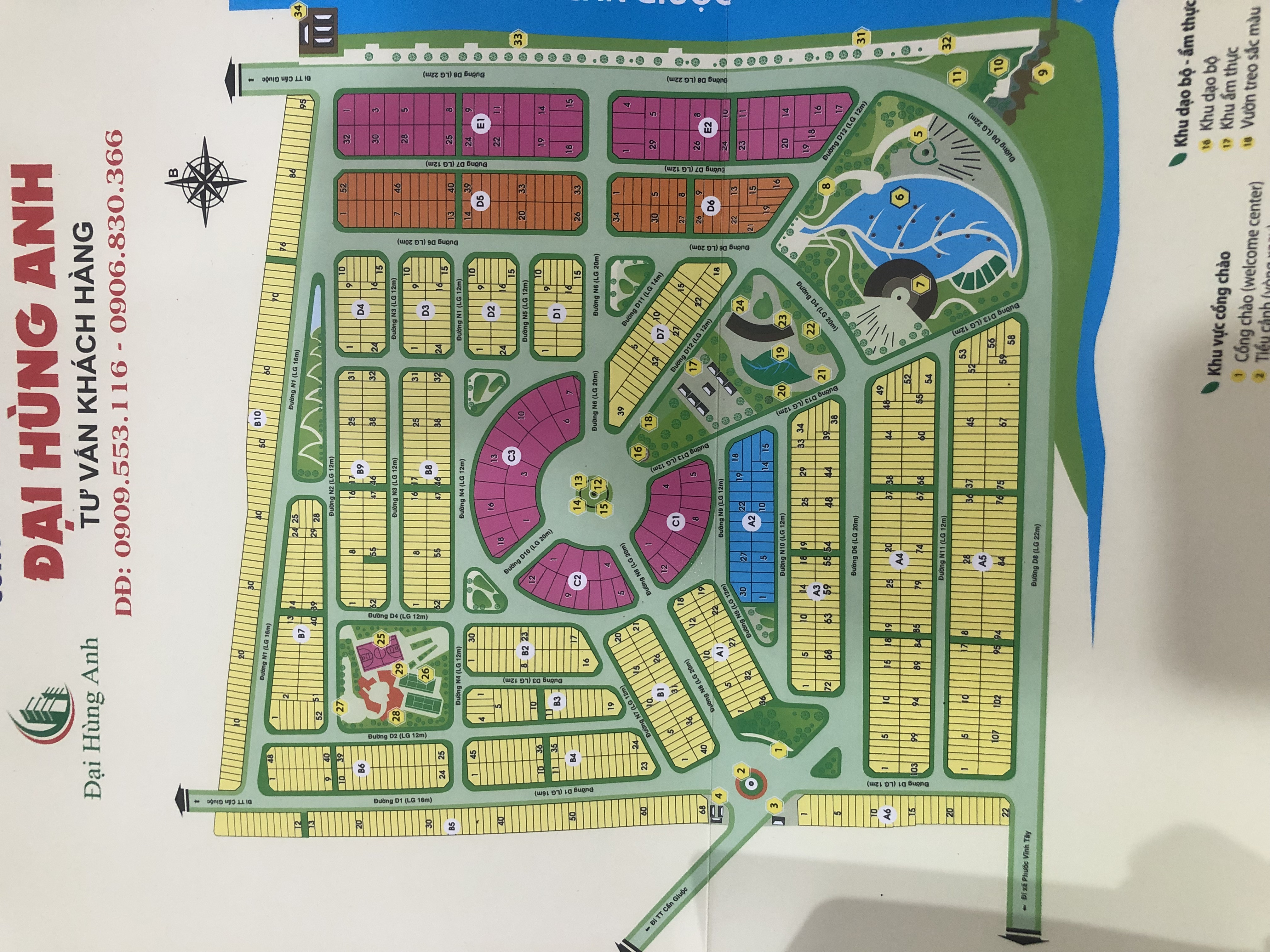 Nền b1 5x16 giá 1,9tỷ, dự án saigonriverpark