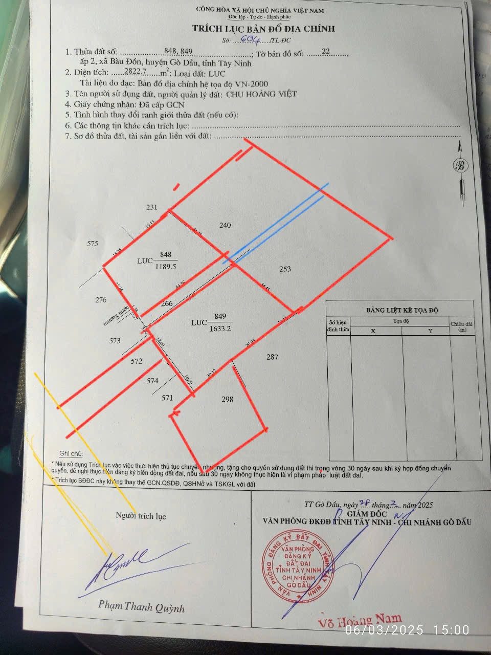 Bán đất 11000m² ngang 14m giá 50 tỷ tại Xã Truông Mít
