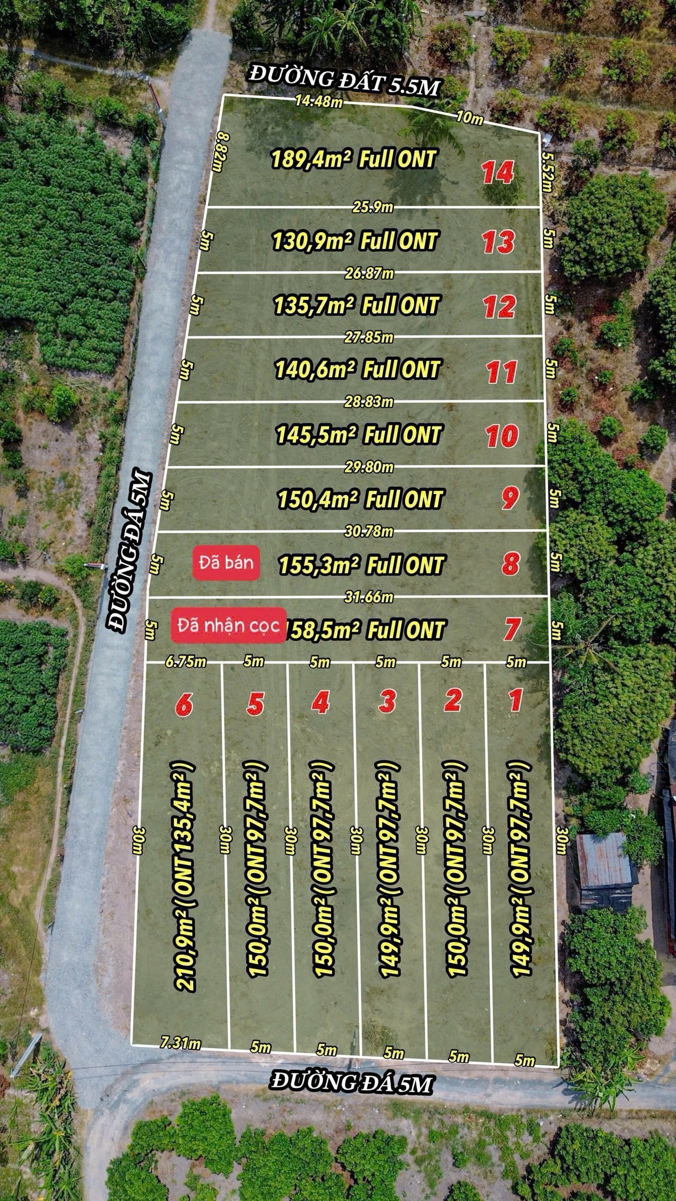 từ 239triệu
📍 Vị trí: Truông Mít, Dương Minh Châu, Tây Ninh
🌿 Diện tích đẹp: 5x26m – 5x32m (full thổ cư 100%)
🚗 Đường đá rộng >5m, ô tô vào tận nơi
📍 Cách đường nhựa Thuận An – Đồng Lớn chỉ 200m