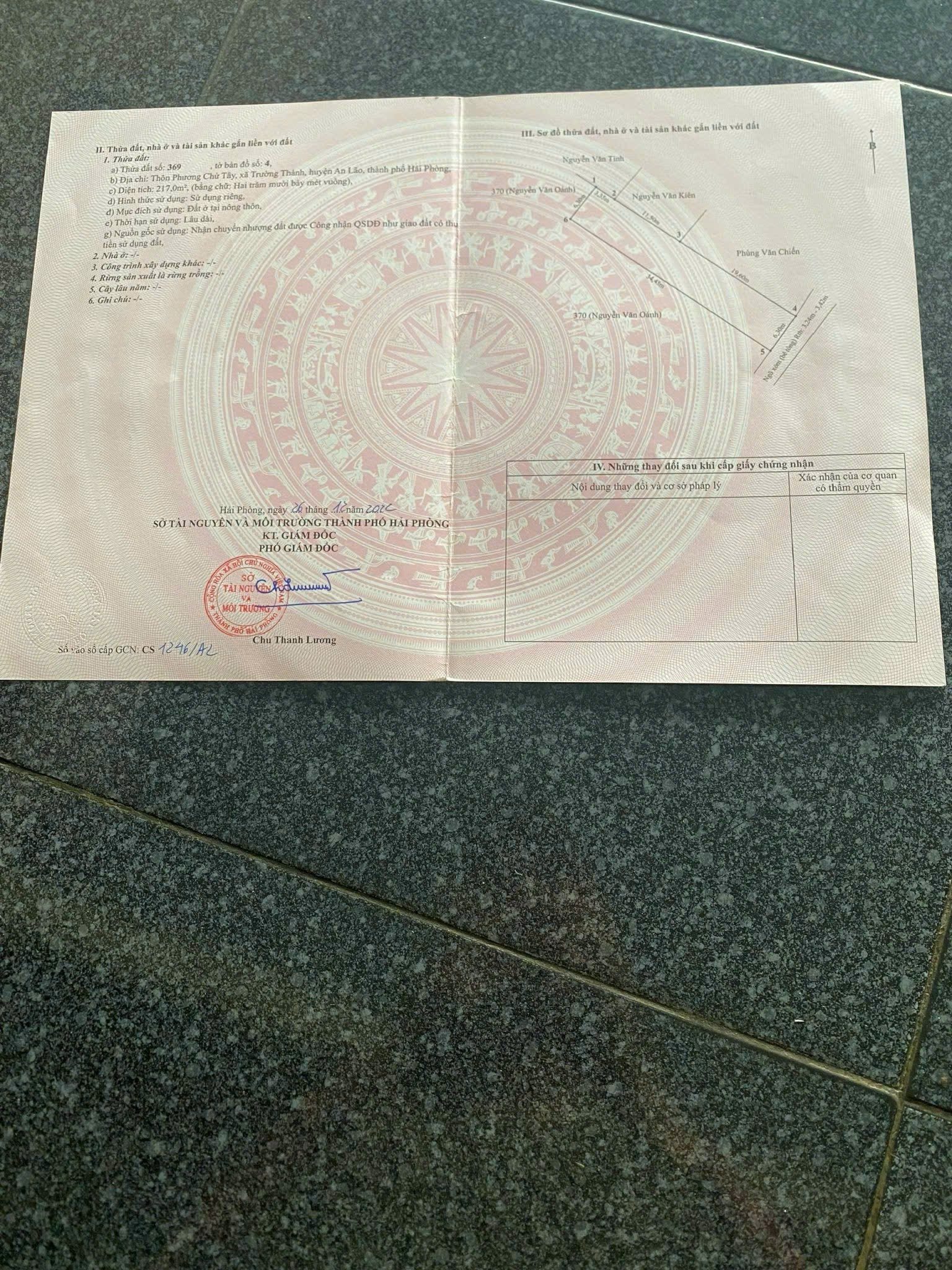 06.2026. bán 217m2 Trường Thành. giá 2,62 tỷ. liên hệ 0362558882