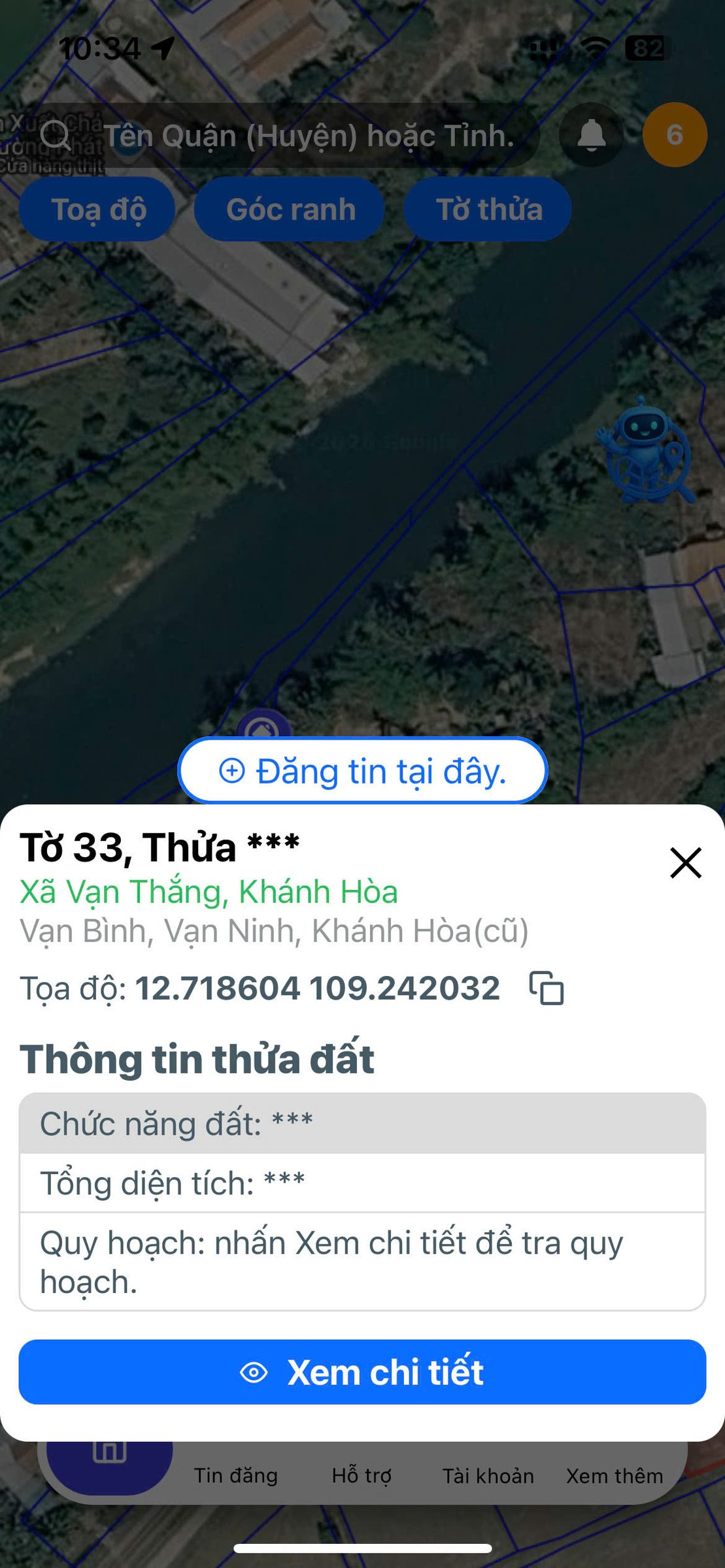 Bán Đất 1886.2m2 có sẵn 80 m2 thổ cư giá 4.2 tỷ tại Xã Vạn Bình Huyện Vạn Ninh Khánh Hòa