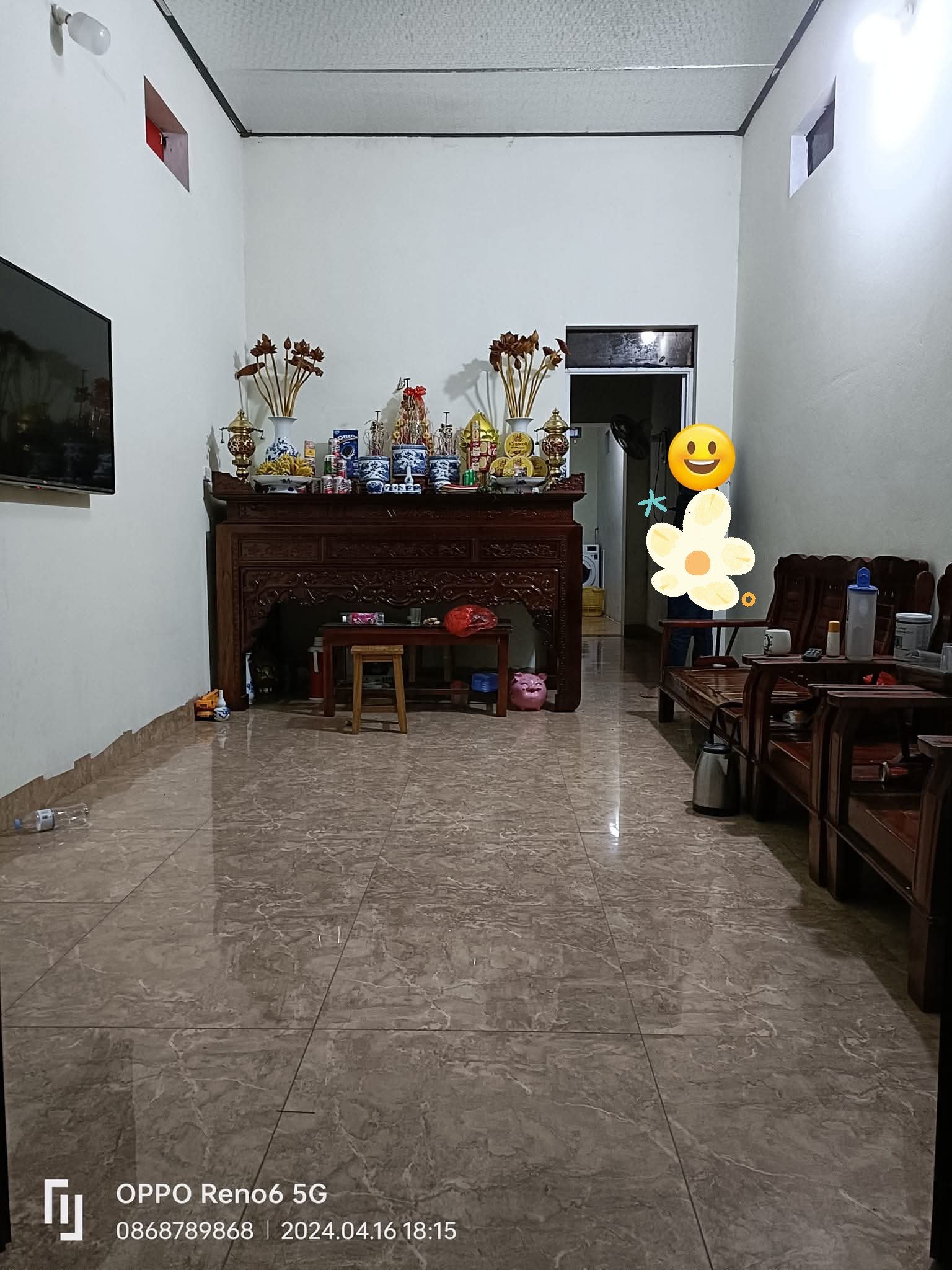 Bán căn nhà cấp 4 diện tích 61m2 tại vân côn, hoài đức,hà nội