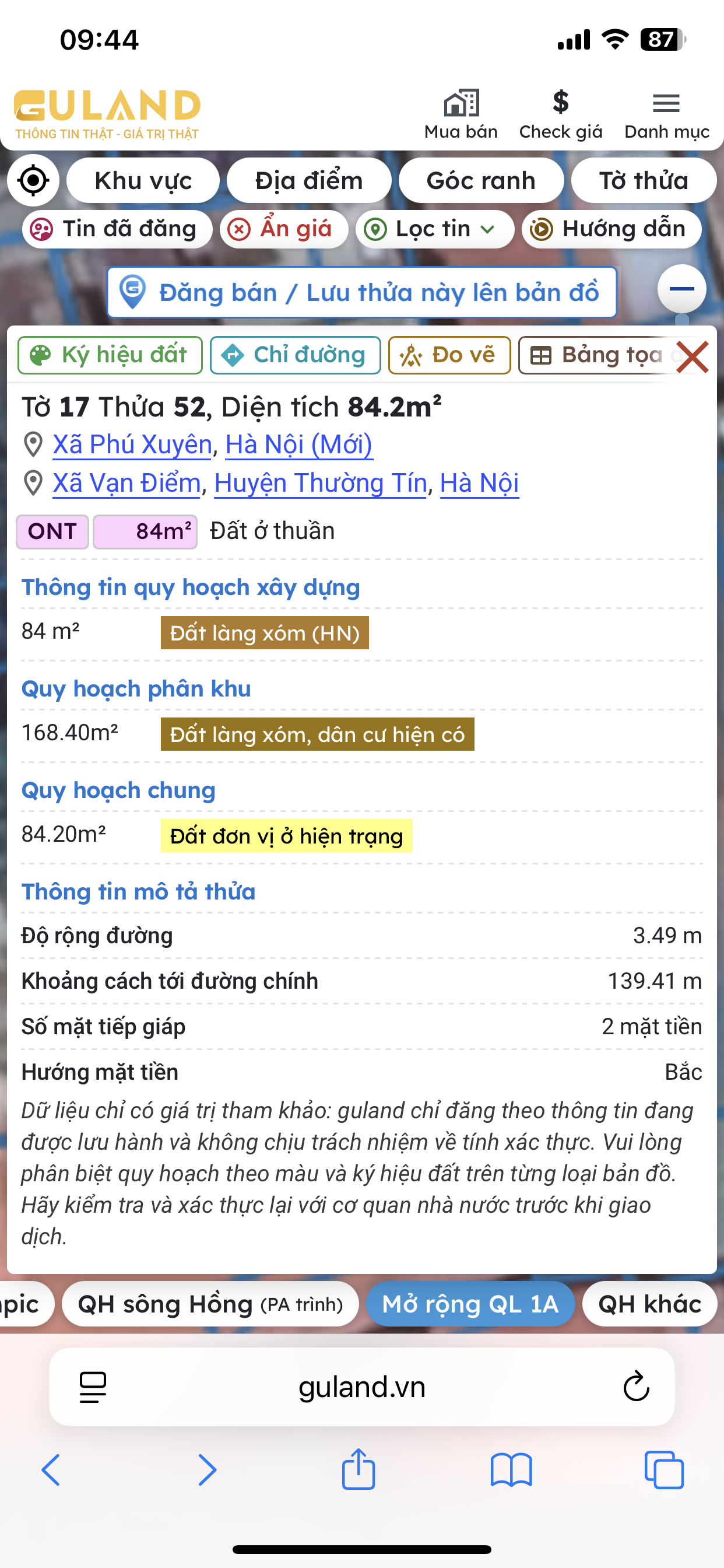 Bán nhà đỗ xá vạn điểm thường tín hà nội