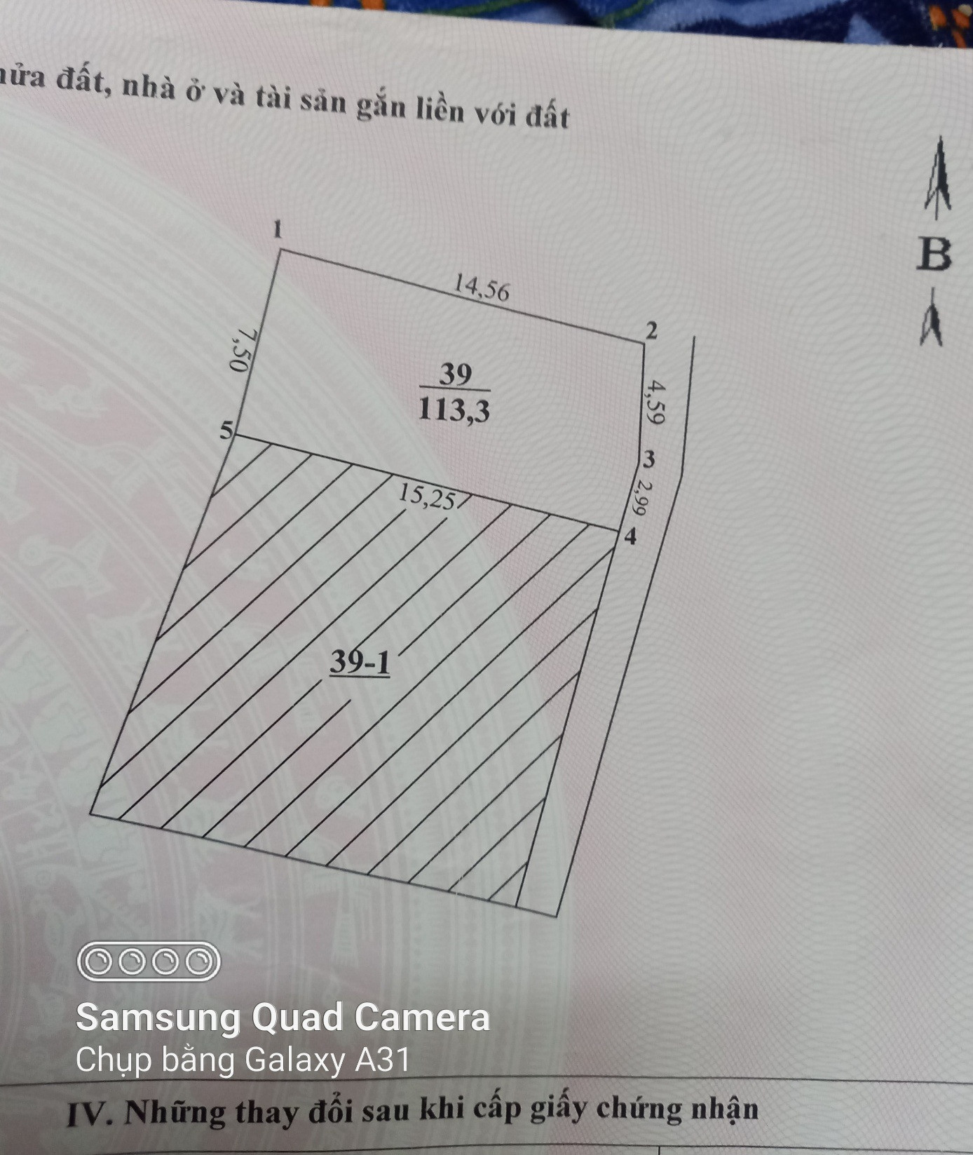Chính chủ bán 113m2 MT 7.5m ngõ 2.2m sổ đỏ Đông Nam mát Hè ấm Đông