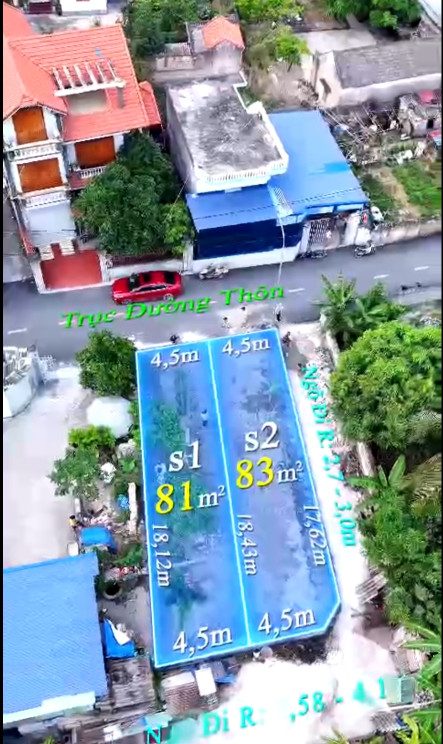 3/2/2026.Bán đất 81m2m² ngang 4,5m . mặt đường nhựa 7m. giá 1.37 tỷ Xã Việt Khê( Lại Xuân). liên hệ 0362558882