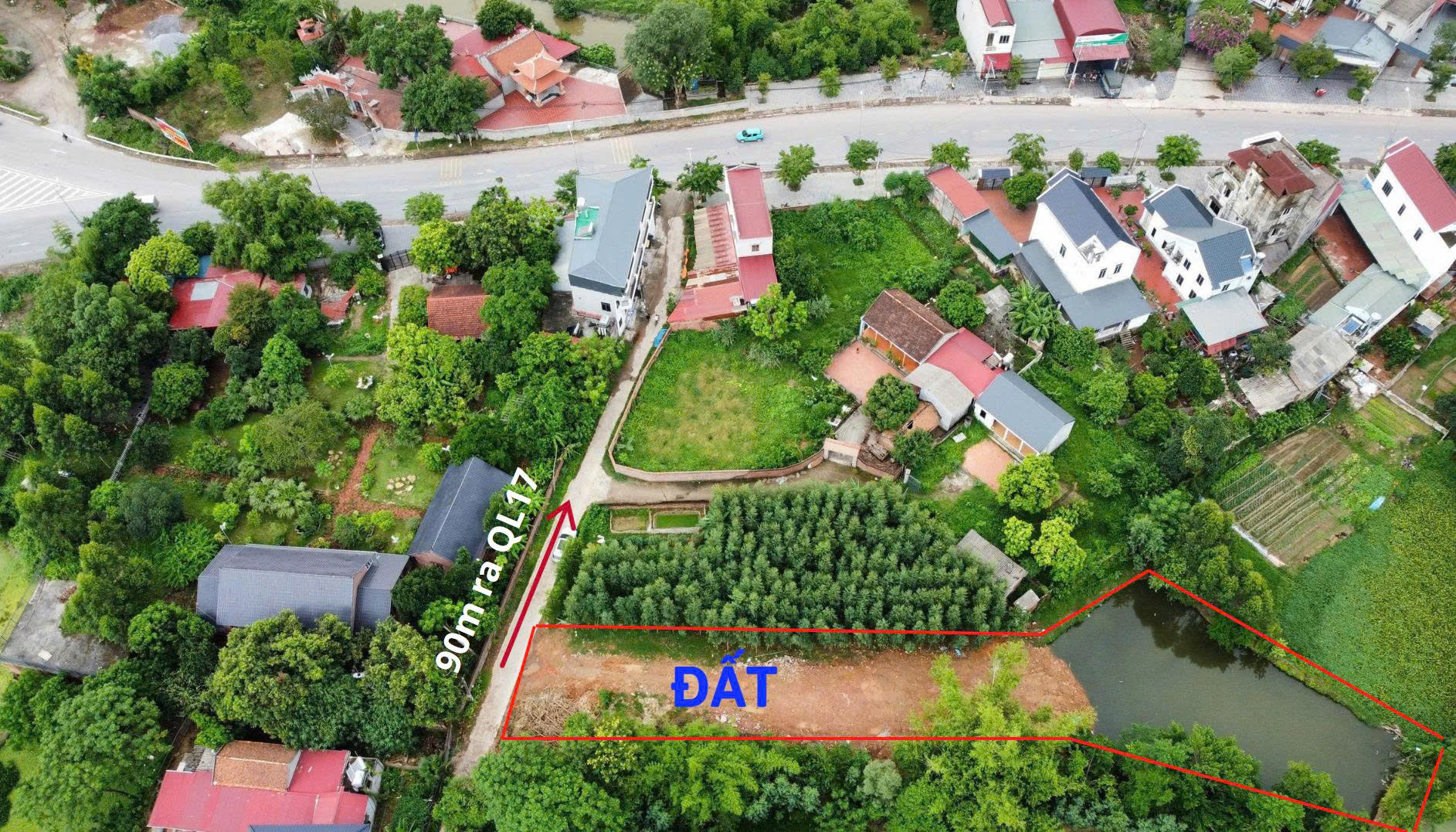 ĐẤT ĐẦU TƯ KIM TRÀNG, VIỆT LẬP NGAY SÁT QUỐC LỘ 17