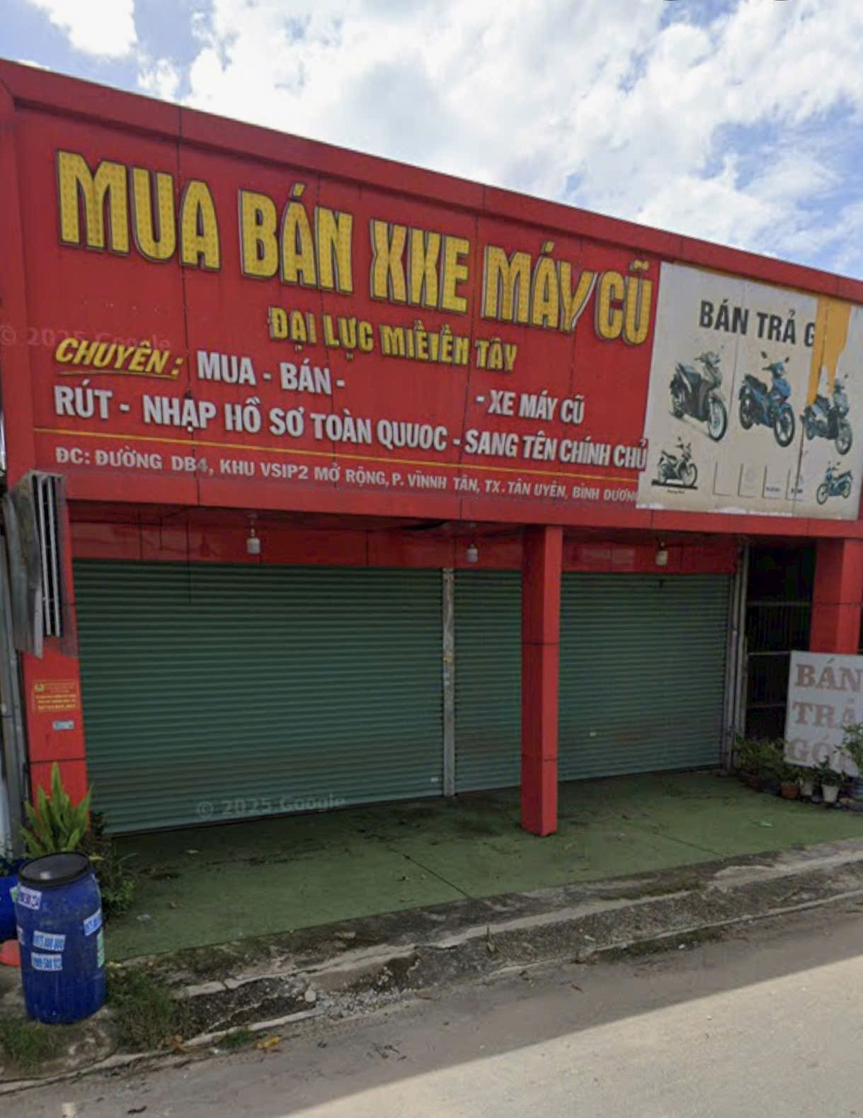 MẶT TIỀN KINH DOANH VSIP 2 - CƠ SỞ CÓ SẴN - DÒNG TIỀN - DƯỜNG 12M