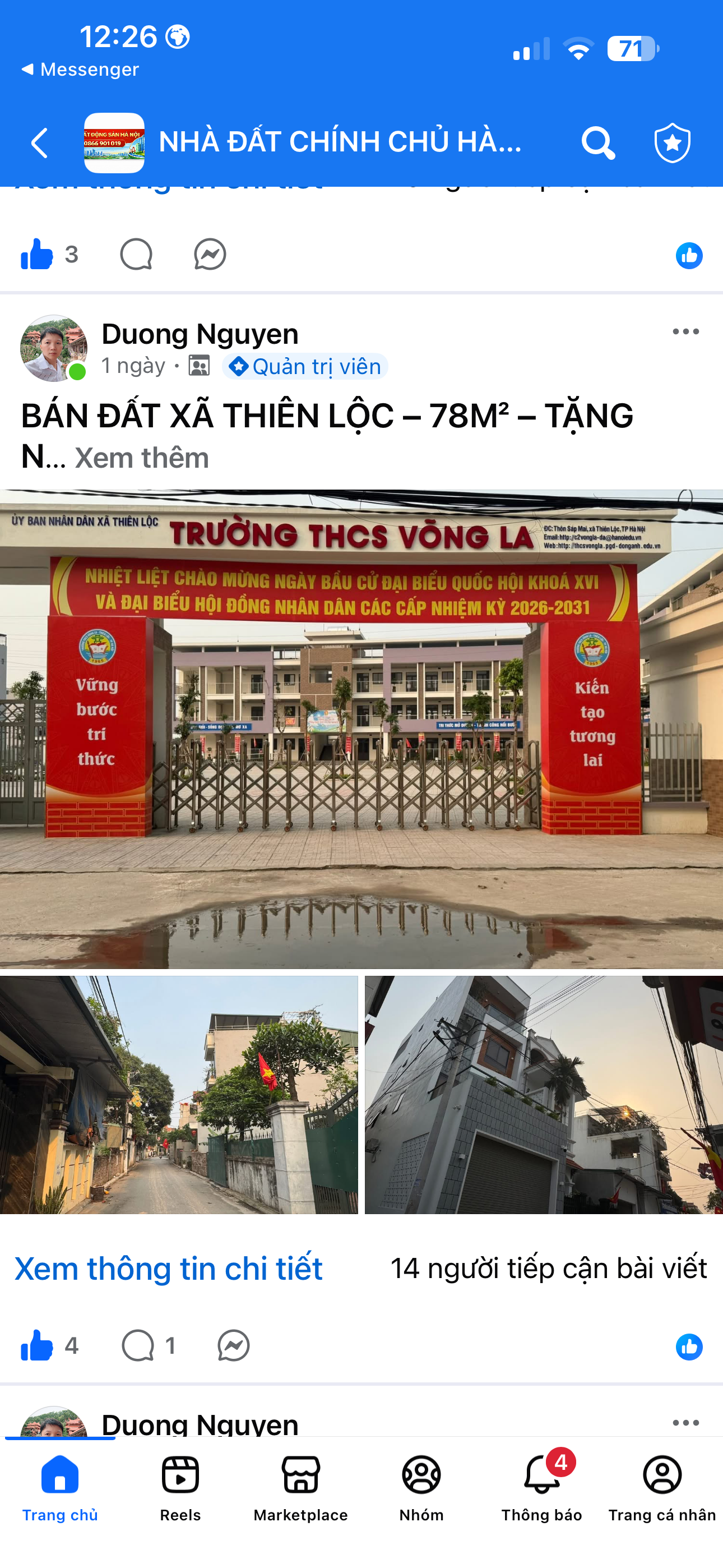SIÊU PHẨM THIÊN LỘC – ĐẤT 78m² + NHÀ 3 TẦNG ĐANG CHO THUÊ, DÒNG TIỀN SẴN