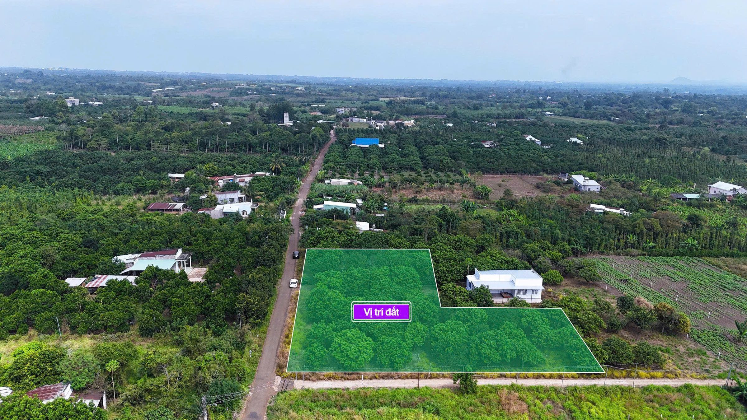 Bán đất 125m² có sẵn 80m² thổ cư ngang 5m giá 499 triệu tại Xã Xuân Đông
