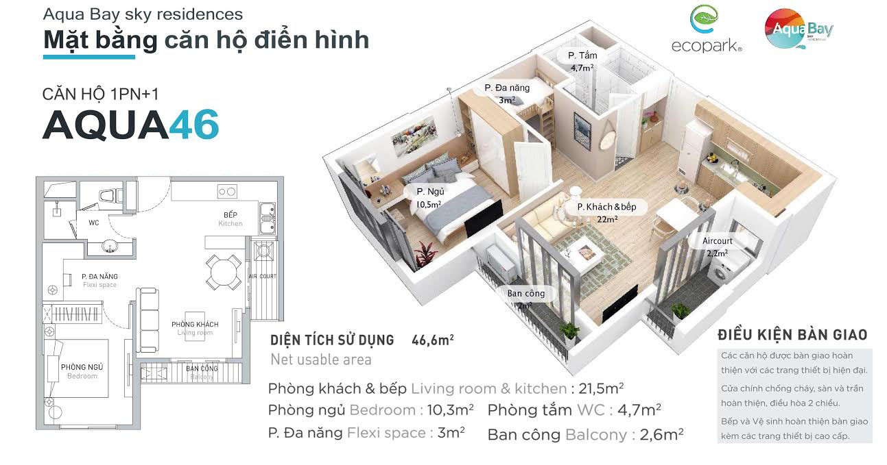 🔥Mời mua căn 46m2 AQUABAY, thuết kế 1 ngủ 1 đa năng 1VS, view hồ vịnh Aqua, giá 2,7 tỷ thu về🔥
👉Giá khẳng định rẻ Ecopark.
🏡Ban công Đông Nam
🏠Nhà full nôi thất.
🇻🇳Chìa khoá trao tay- Sổ đỏ trong 1 tháng, nhận nhà trước Tết.
♥️Xem nhà thực tế – hỗ tr