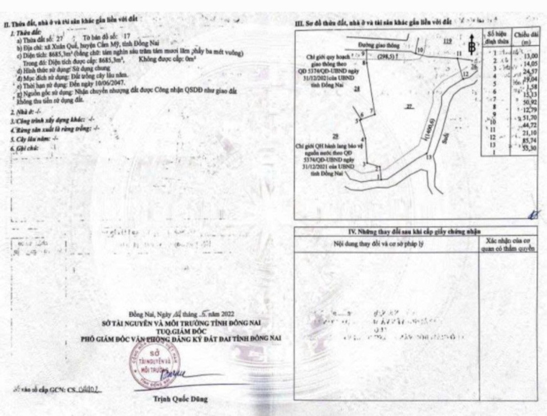 Nhà Đất Xuân Quế Cẩm Mỹ Đồng Nai