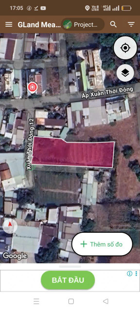 Bán đất 1373m² ngang 23m giá 23 tỷ Xã Xuân Thới Sơn