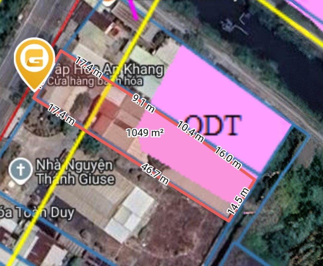 Bán đất ĐẶNG CÔNG BỈNH 1042m² ngang 15m giá 27 tỷ Xã Xuân Thới Sơn