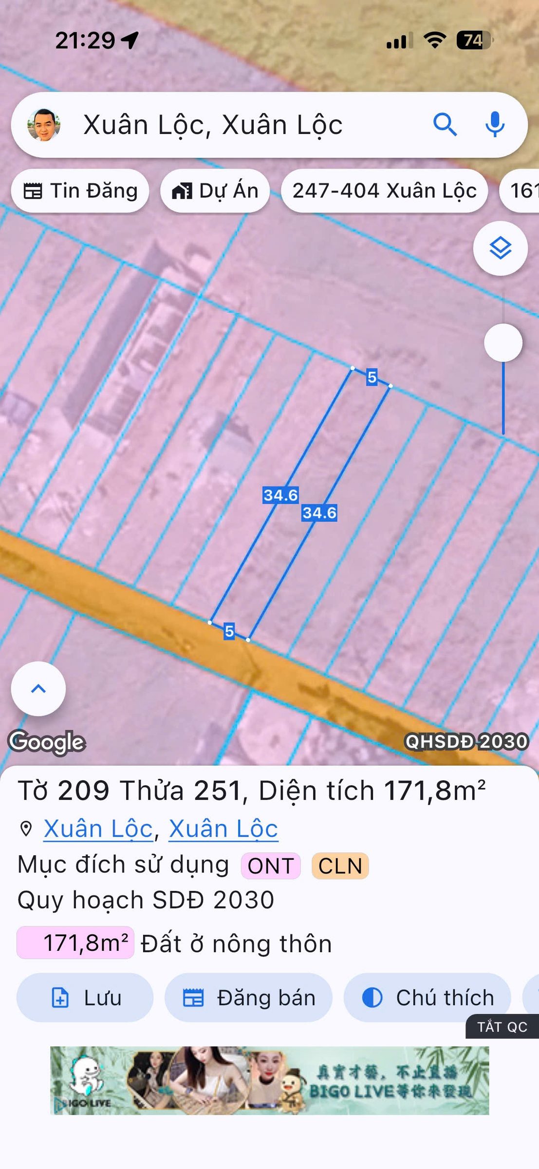 800tr buông sổ-đất full thổ cư
Mặt tiền betong,rẻ nhất khu vực