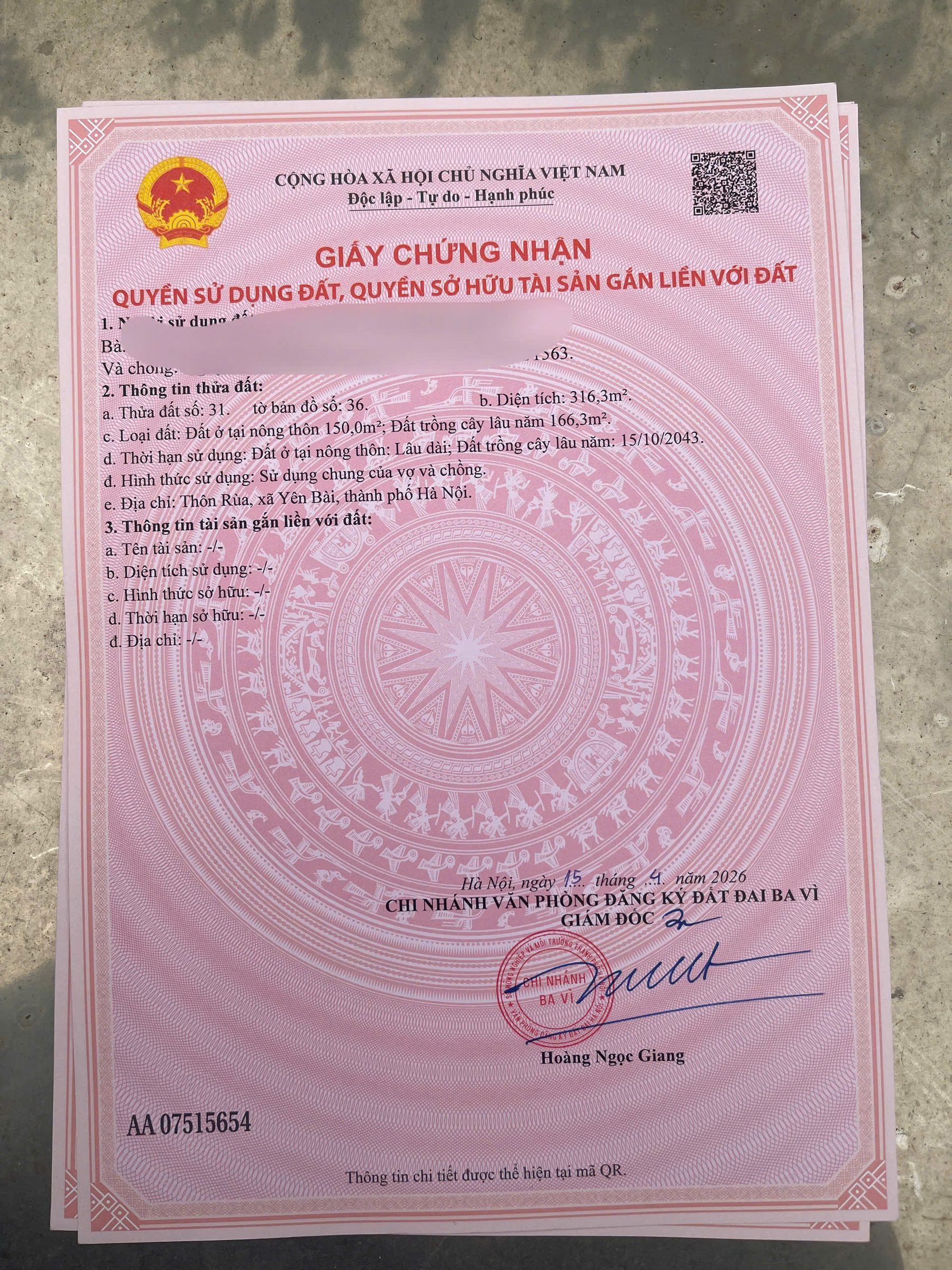 RA LÒ SIÊU PHẨM THÔN RÙA, VÂN HOÀ, HÀ NỘI. NAY LÀ XÃ YÊN BÀI MỚI.