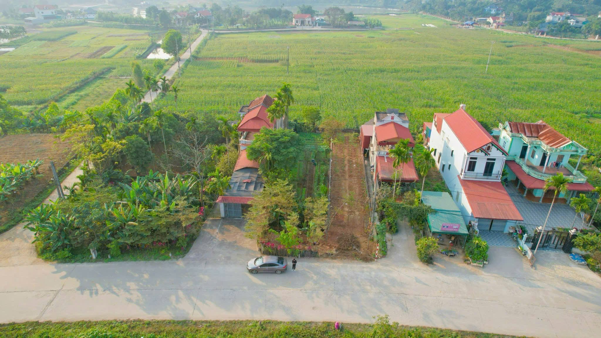Lô đất nằm trên trục đường 317 giao thông đi lại tấp nập