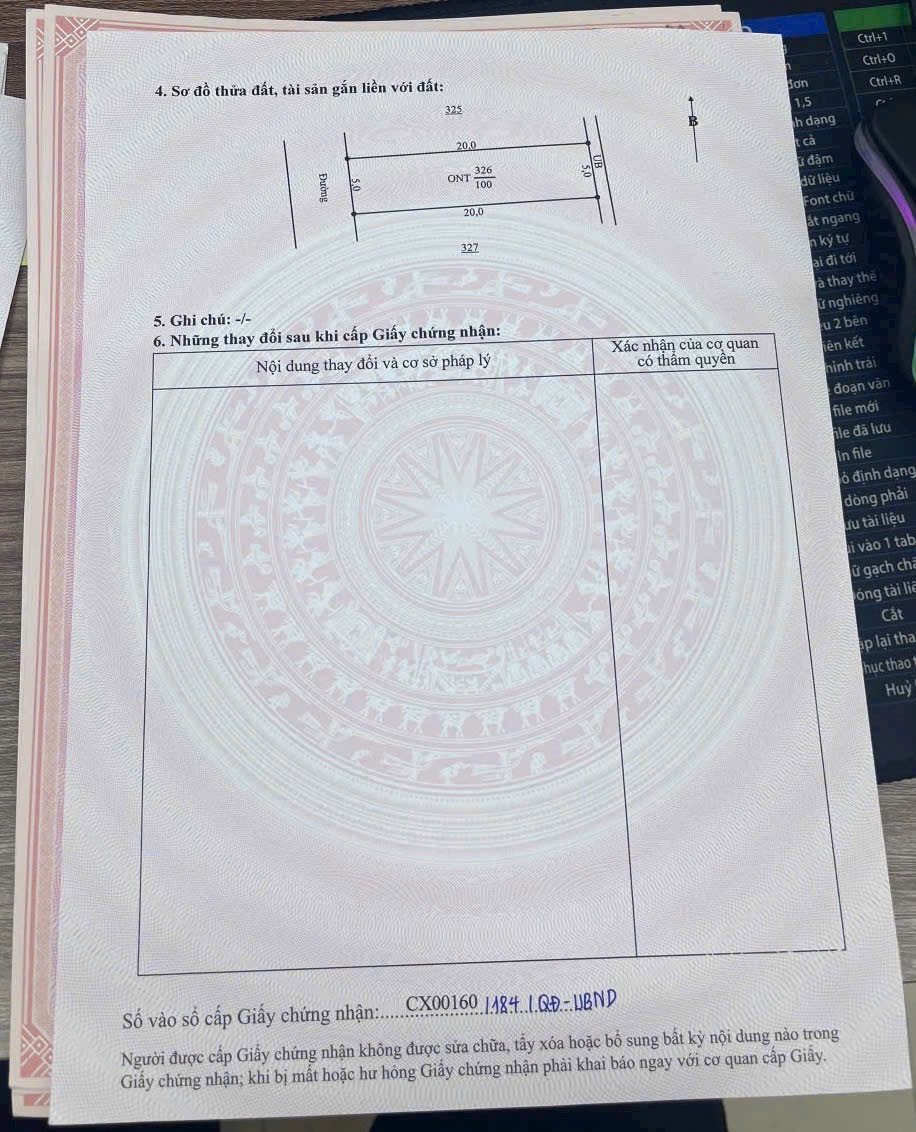 Bán đất 100m² full thổ cư ngang 5m giá 4.35 tỷ tại Xã Yên Phong