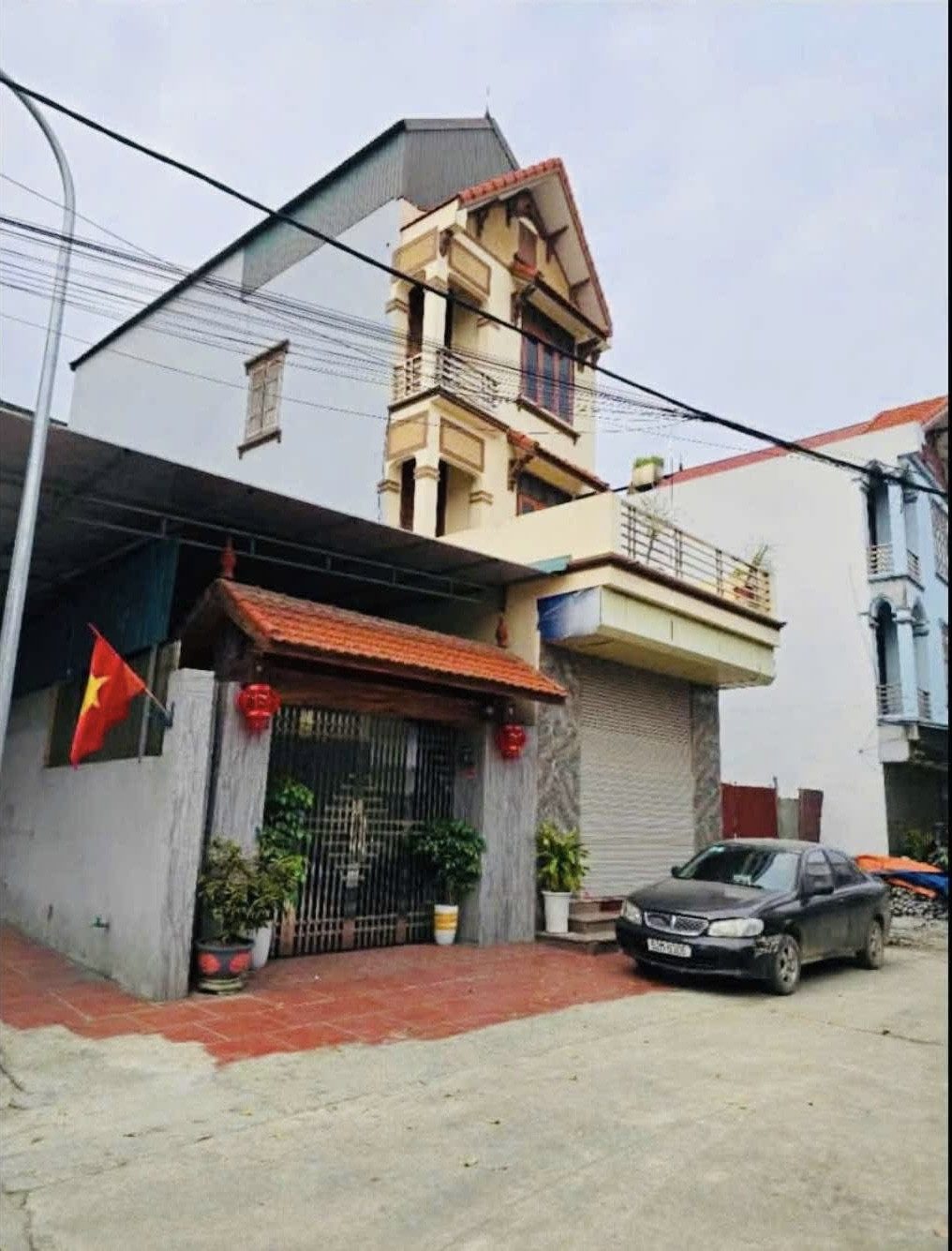 Bán Nhà riêng tại Xã Yên Phong Bắc Ninh - vỉa hè OTO tránh kinh doanh