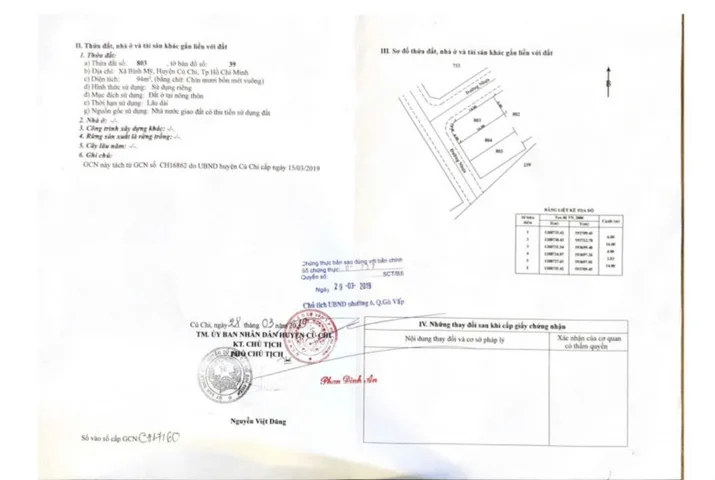(L352) Đất 1/ Võ Văn Bích, xã Bình Mỹ, đất lô góc 2 mặt tiền , DT 94m2, chỉ 2 tỷ 500