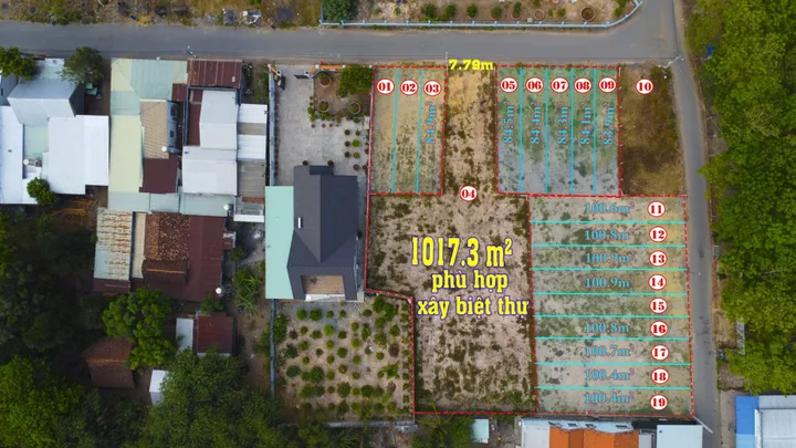 Bán lô đất 100m2  gần trường tiểu học Định Hòa 2 đường nhựa thông thoáng