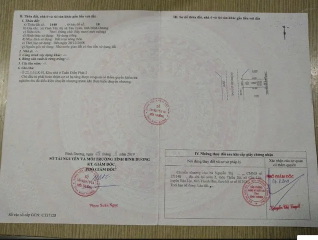 Bán đất khu dân cư vi sip 2...