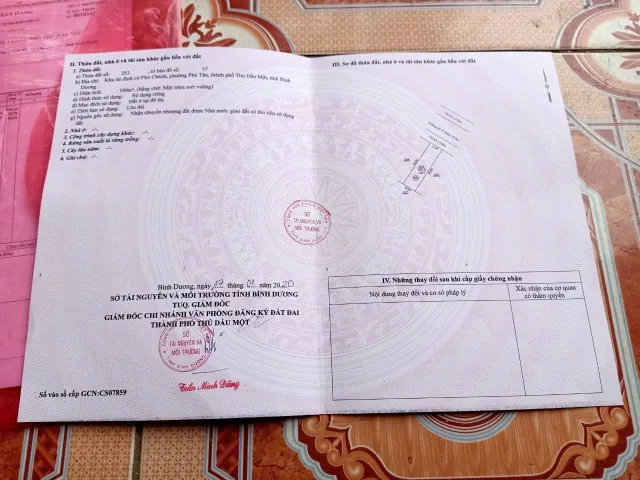 Bán lô đất TDC Phú Chánh Giá Rẻ