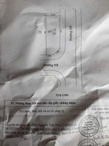 Bán lô góc 300m2 thổ cư Khu D Vi síp 2 mở rộng.