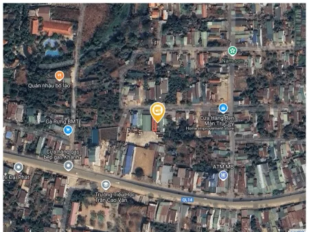 Bán đất hẻm nguyễn cảnh di 176.7m² ngang 5m giá 1.48 tỷ tại Phường Khánh Xuân Thành phố Buôn Ma Thuột