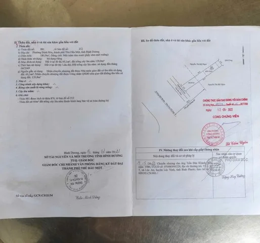 Bán đất mặt tiền KINH DOANH đối diện cổng chính Bệnh Viện 1500 giường. Giá đầu tư quá tốt ạ ♦️Diện tích: 5*36, thổ cư 60m² Giá bán : 4ty750 Thương Lượng