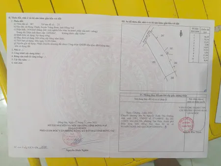 Ngộp, bán nhanh lô đất CLN, giá siêu giẻ dưới 1 triệu/m2