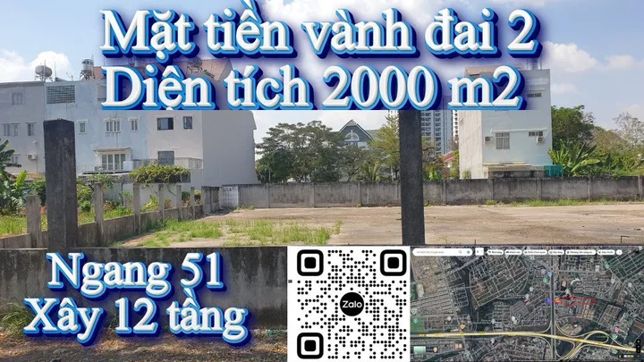 ĐẤT MẶT TIỀN VÕ CHÍ CÔNG, PHÚ HỮU, TP THỦ ĐỨC – XÂY 12 TẦNG – VỊ TRÍ VÀNG GIÁ CỰC TỐT