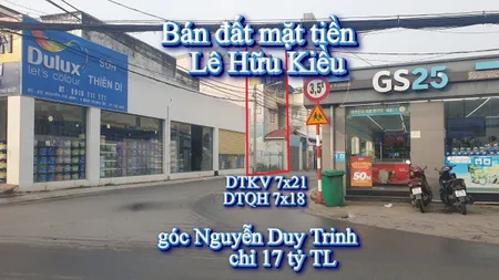 🔥 Bán Đất Mặt Tiền Lê Hữu Kiều – Vị Trí Đẹp, Giá Tốt 🔥 7x17 chỉ 19 tỷ