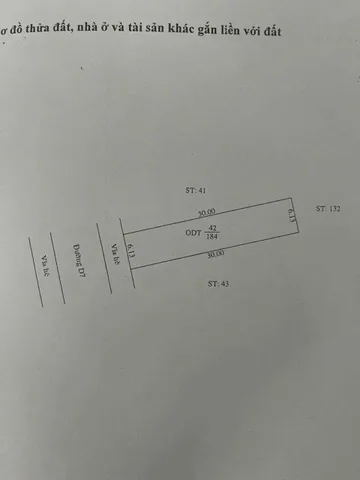 Bán đất 184m² 2.95 tỷ tại Phường Hoà Phú Thành phố Thủ Dầu Một