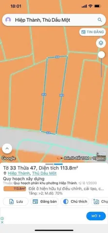 Đất Hiệp Thành vị trí trung tâm đẹp nhánh Nguyễn Văn Tiết