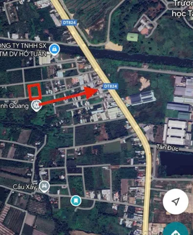 16 NỀN PHÂN LÔ ĐỐI DIÊN KCN TÂN ĐỨC HUYỆN ĐỨC HOÀ