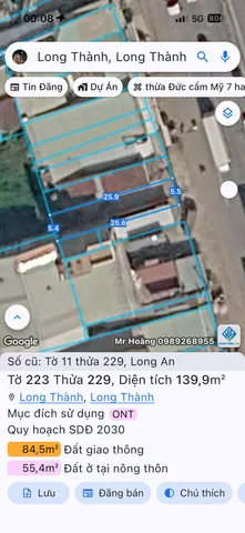 Bán đất 260m² 10 tỷ tại Thị trấn Long Thành Huyện Long Thành