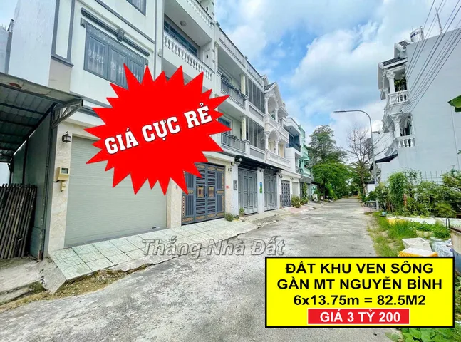 CHỦ BÁN ĐẤT GẤP - GIẢM MẠNH 300TR - KHU VEN SÔNG NGUYỄN BÌNH - CÒN 3.2 TỶ