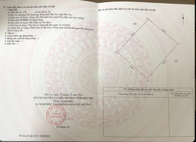 Đất nền Phú Khương, Vĩnh Long (TP. Bến Tre)